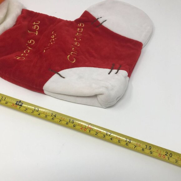 Disney Winnie the Pooh Babys 1st Tigger Plush Red Holiday Christmas Stocking 17" - Picture 8 of 8
